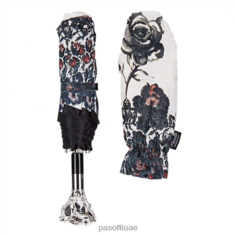 مظلة | 257 9666-1 w43 - مظلة قابلة للطي باللون الفضي PASOTTI Z446V590